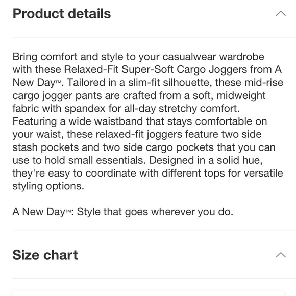 Super soft cargo joggers NWT in grey size SMALL - Picture 8 of 9